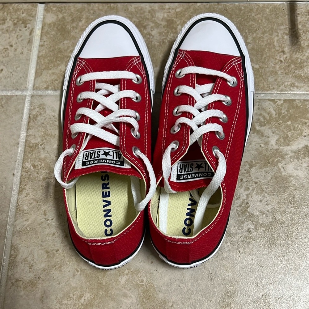 Converse - Red Canvas Sneakers